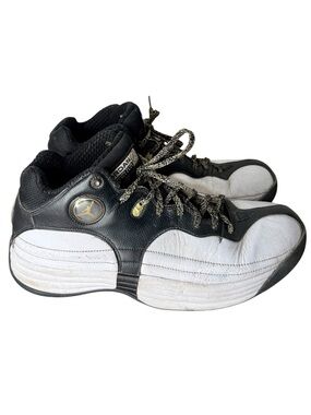 NIKE Men’s Air Jordan Jumpman Team 1 Sneakers Basketball Black White Gold Sz 12